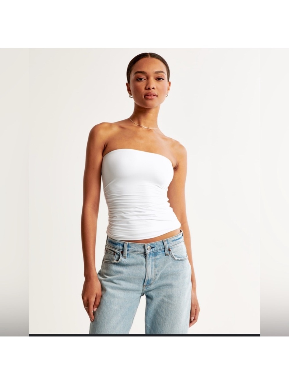 Abercrombie tube top size small white perfect for summer